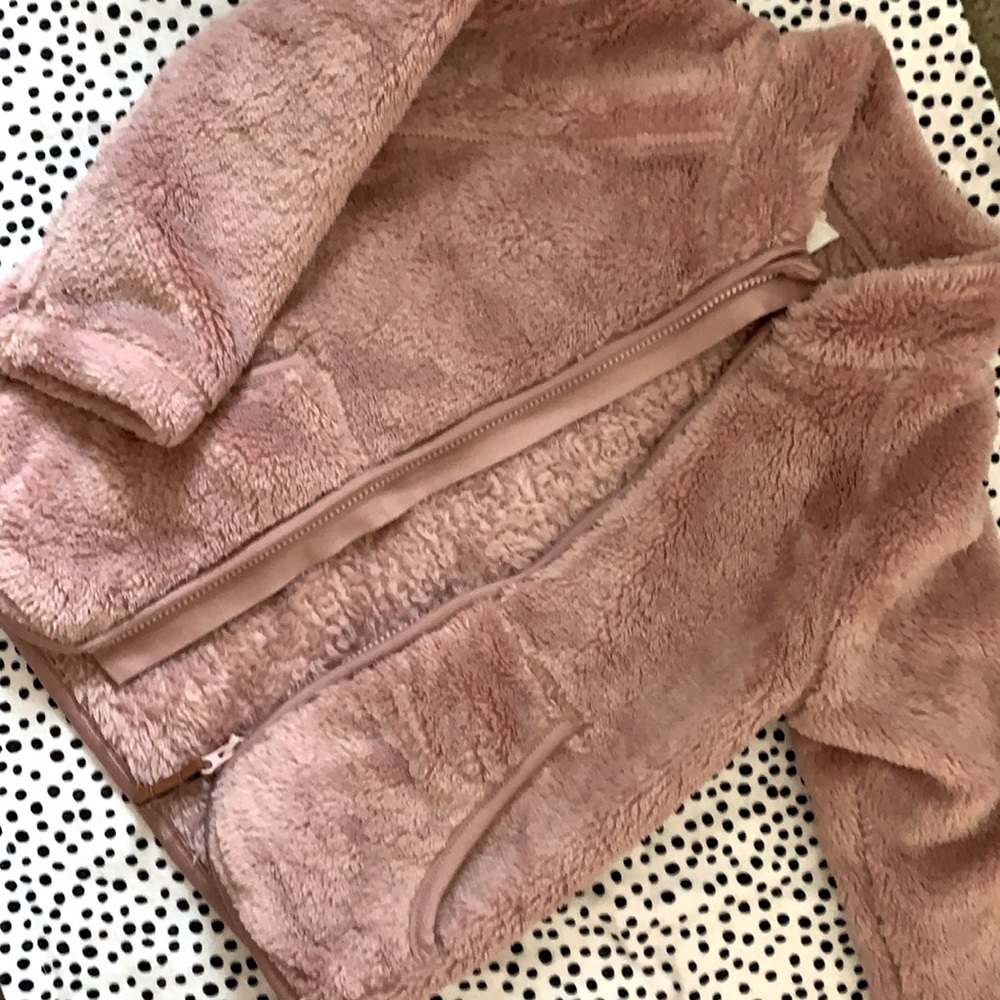 Pink fuzzy jacket
